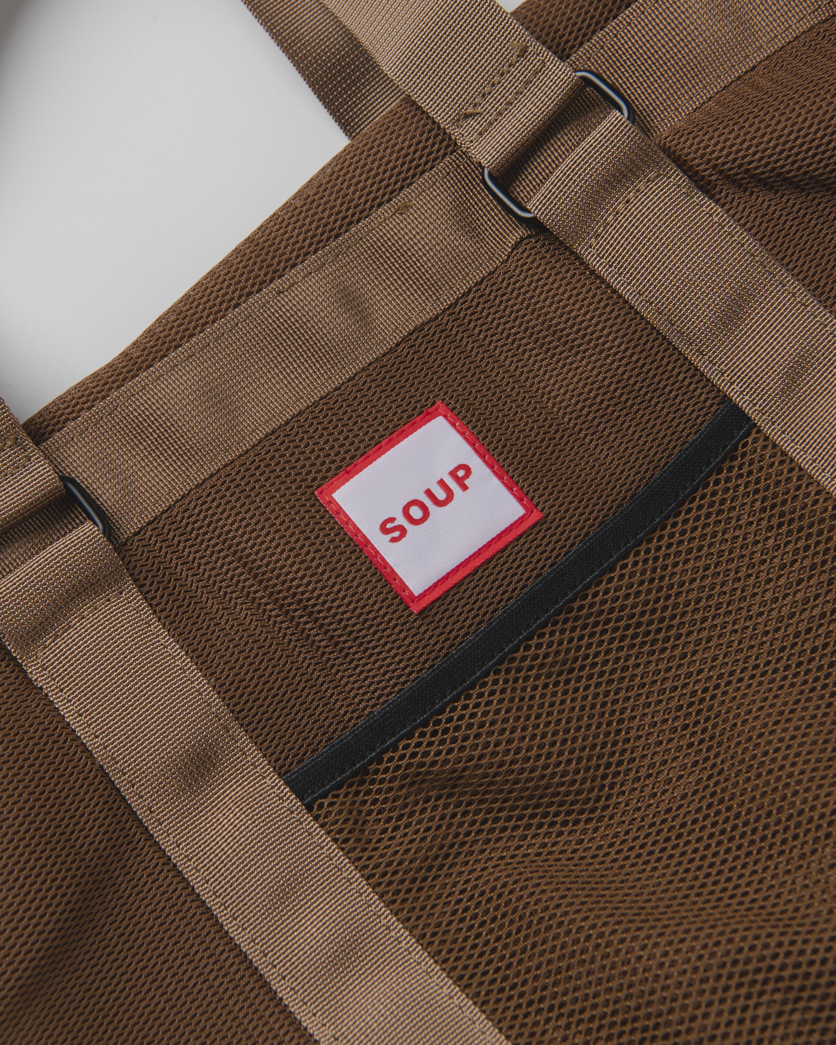 SOUP BARREL CROSSBODY - BROWN