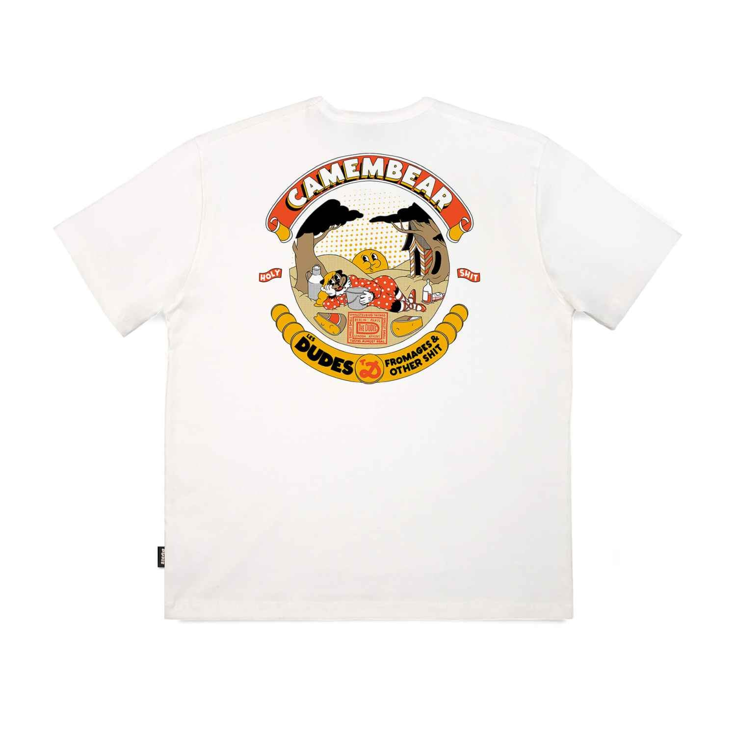 THE DUDES CAMEMBEAR T-SHIRT - OFF-WHITE