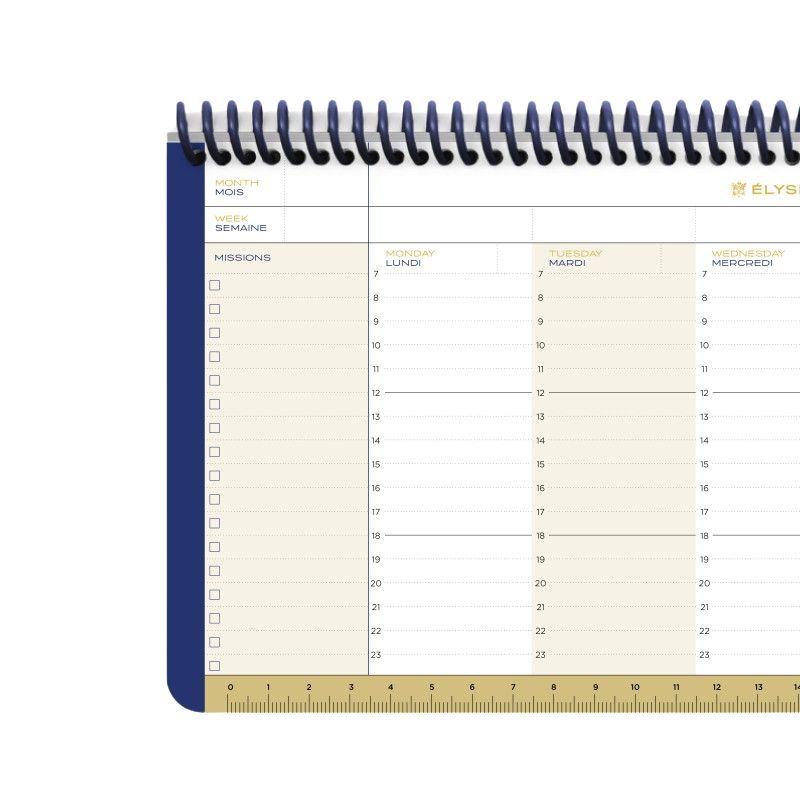 PAPIER TIGRE WEEKLY PLANNER - ELYSEE
