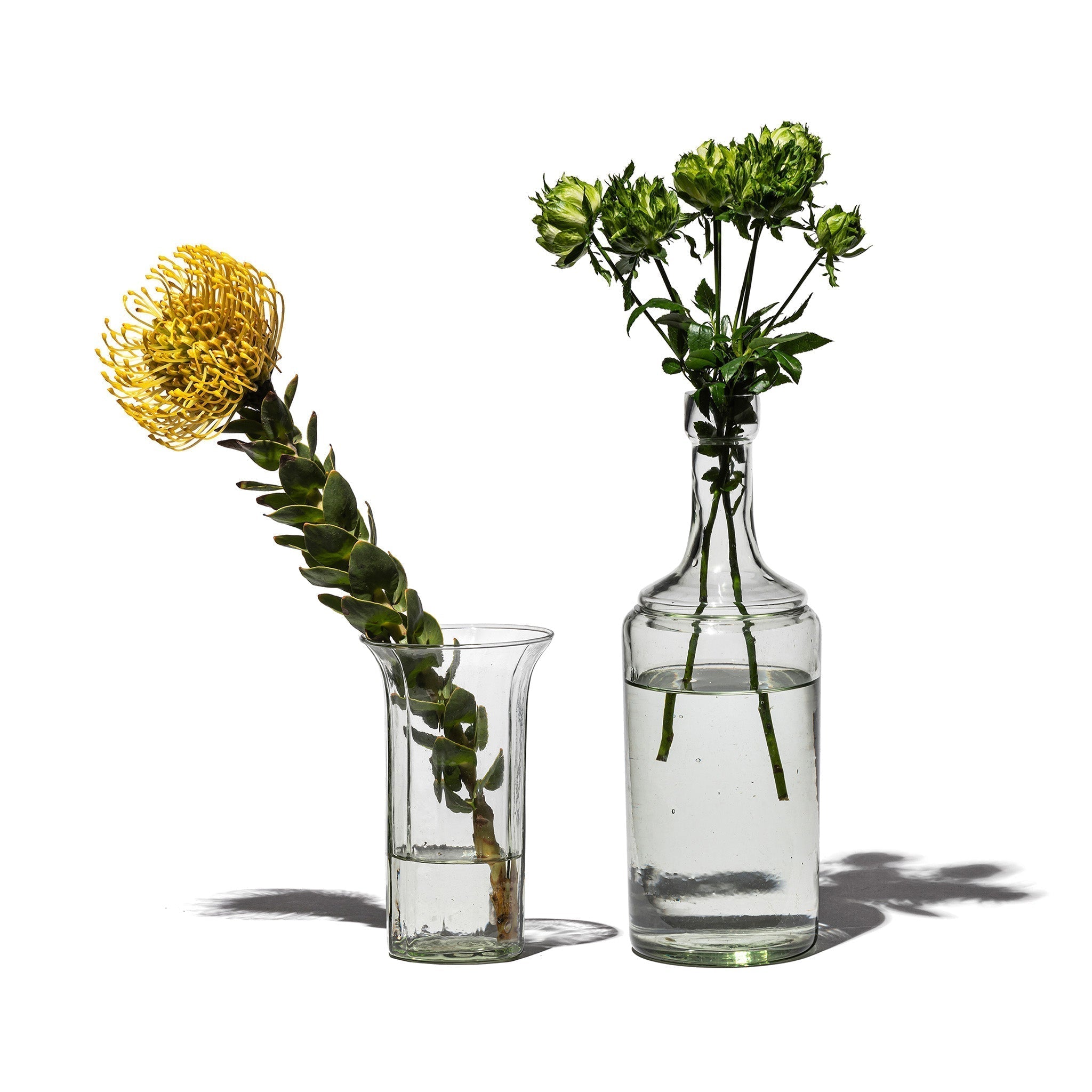 PUEBCO RECYCLED GLASS USEFUL FLOWER VASE
