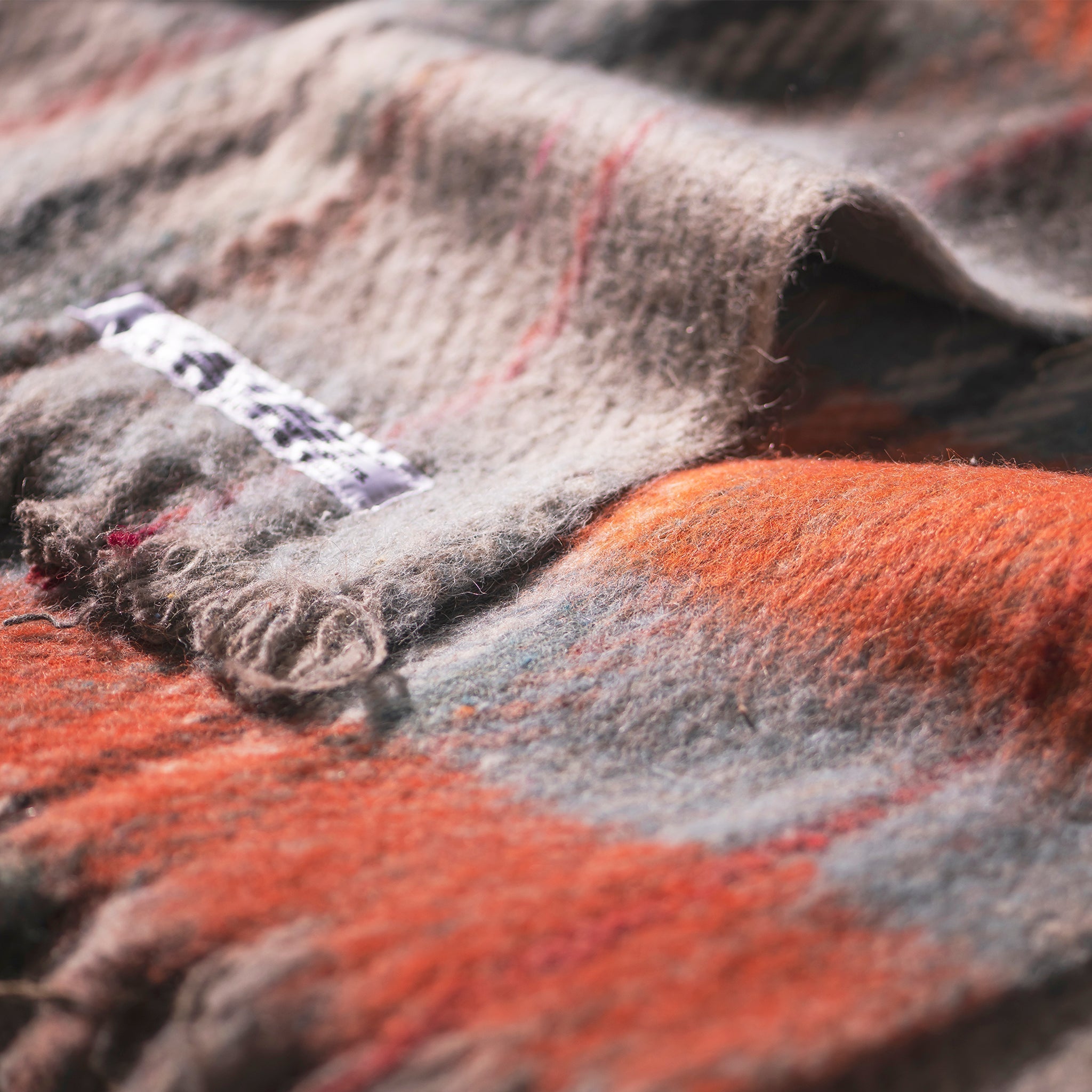 PUEBCO RECYCLED WOOL MIX BLANKET / Assorted Color