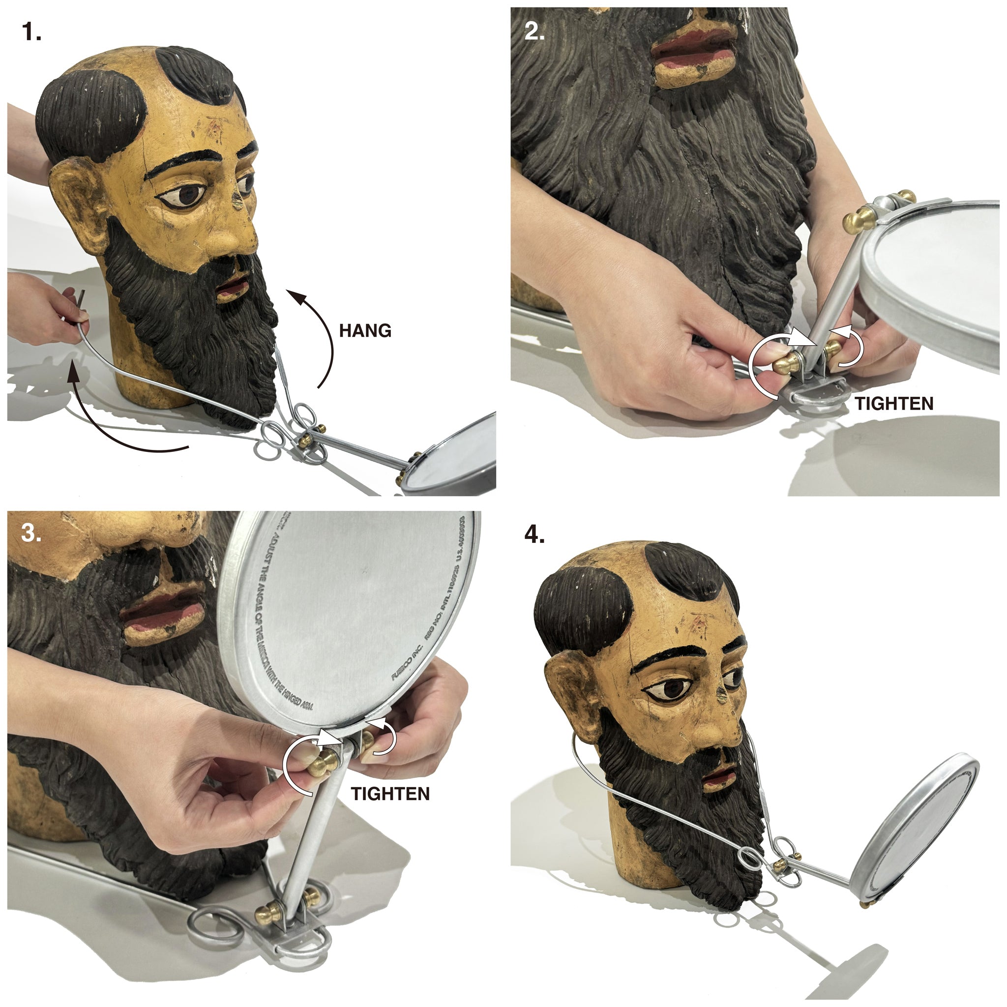 PUEBCO MAKEUP & SHAVING MIRROR