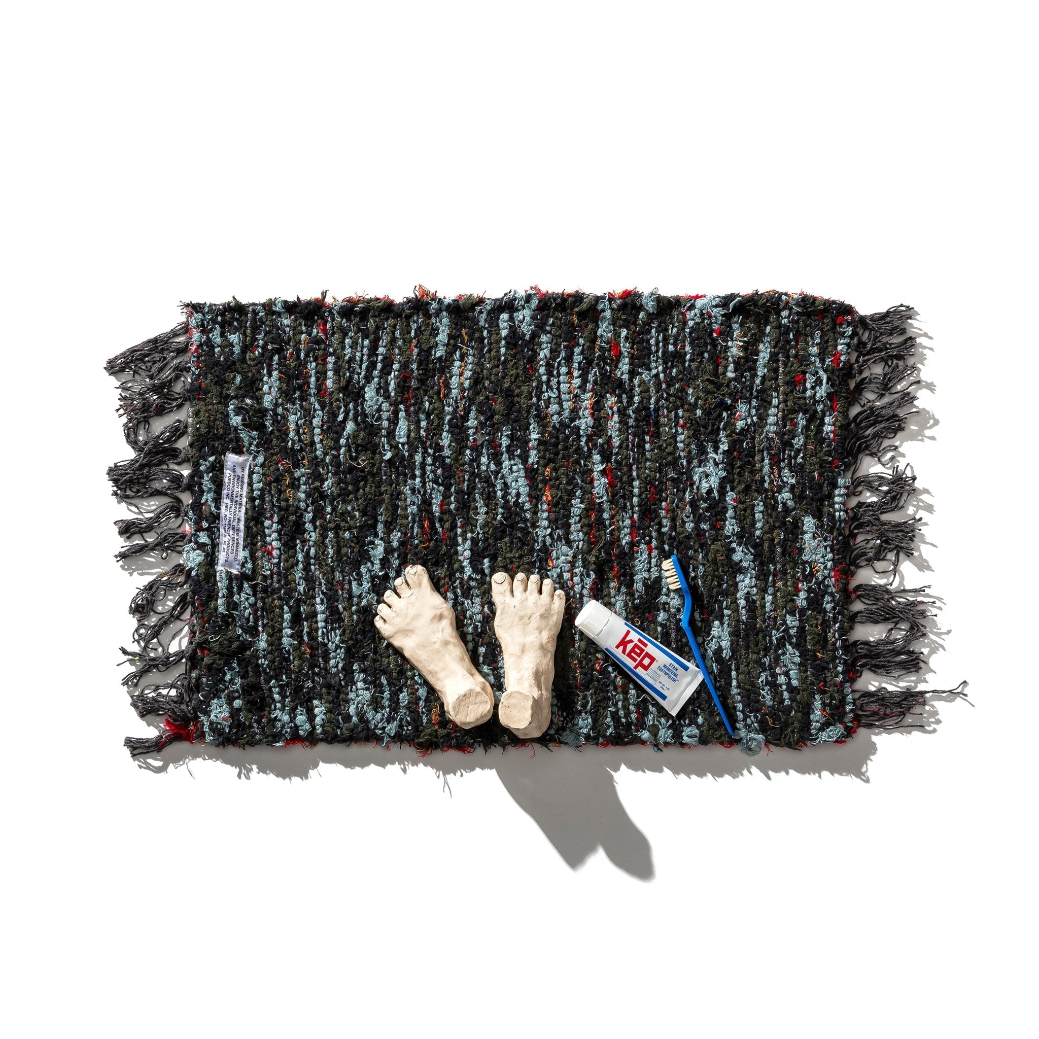 PUEBCO SCRAP YARN REVERSIBLE MAT