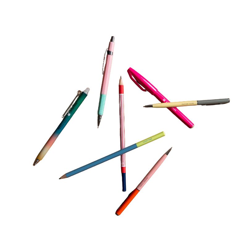 PAPIER TIGRE MECHANICAL PENCIL - PINK GREEN