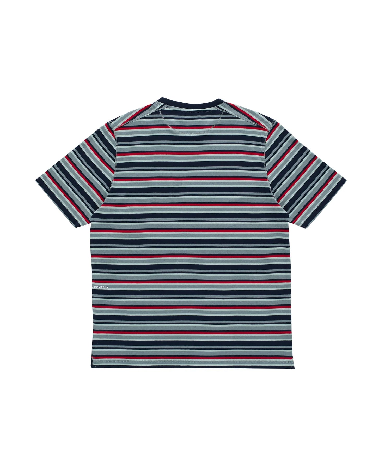 POP TRADING COMPANY STRIPED POCKET T-SHIRT - MULTICOLOUR