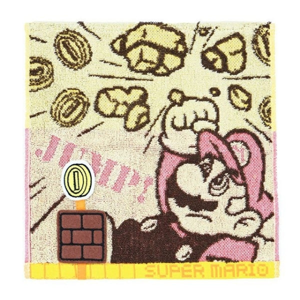 MARUSHIN SUN HEART SUPER MARIO BREAK BLOCK MINI TOWEL - MULTICOLOR