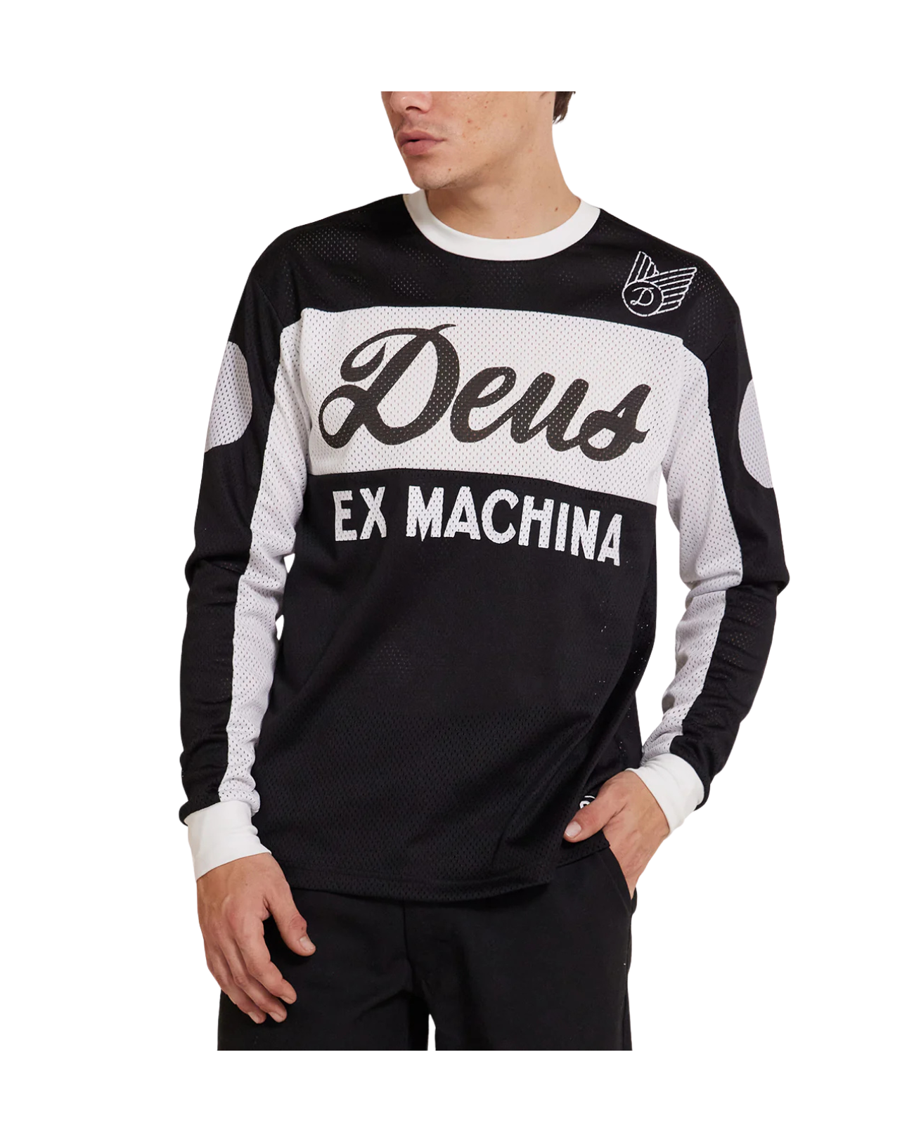 Deus Ex Machina Saber Moto Jersey - Black
