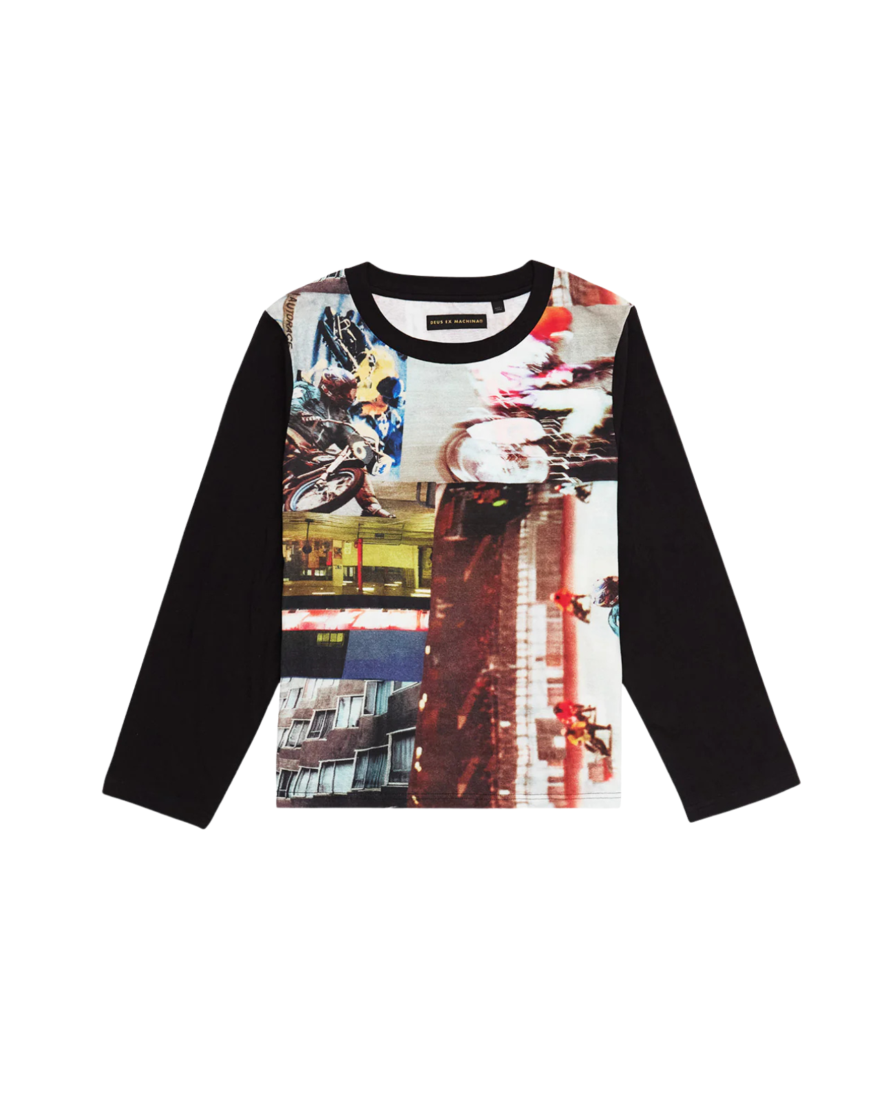 DEUS EX MACHINA MILLENIUM LS TOP - WET ASPHALT