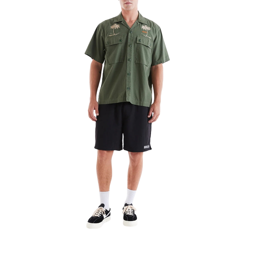 DEUS EX MACHINA STRANDED FATIGUE SHIRT - PINE