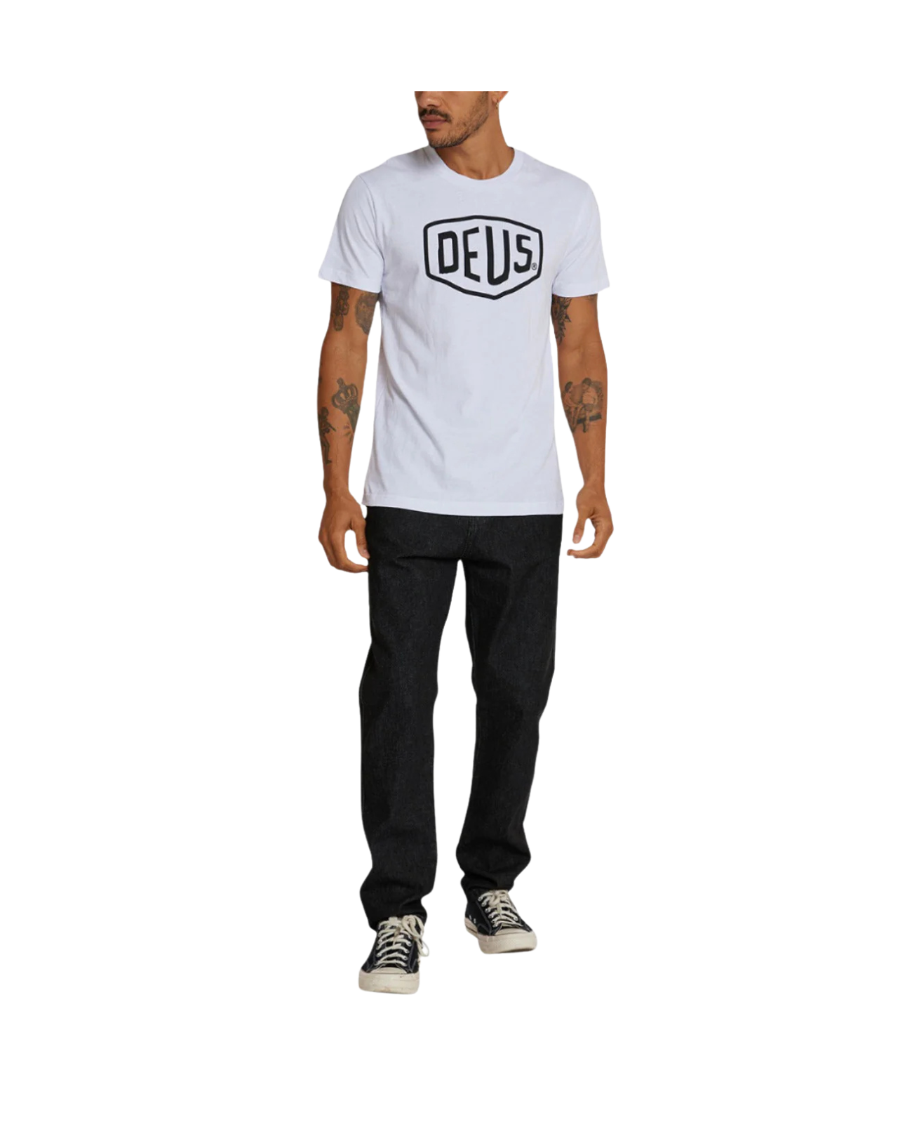 Deus Ex Machina Shield Tee - White
