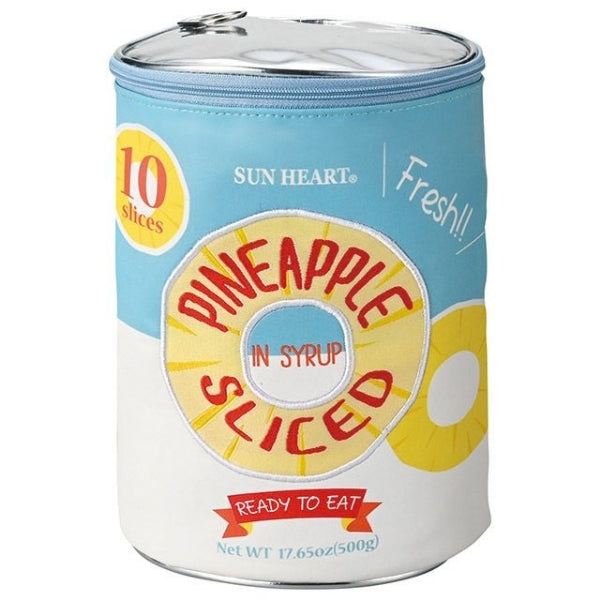 MARUSHIN SUN HEART YUP! PINEAPPLE CAN - WHITE/BLUE