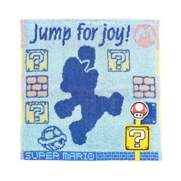 MARUSHIN SUN HEART SUPER MARIO QUESTION BLOCK MINI TOWEL - MULTICOLOR