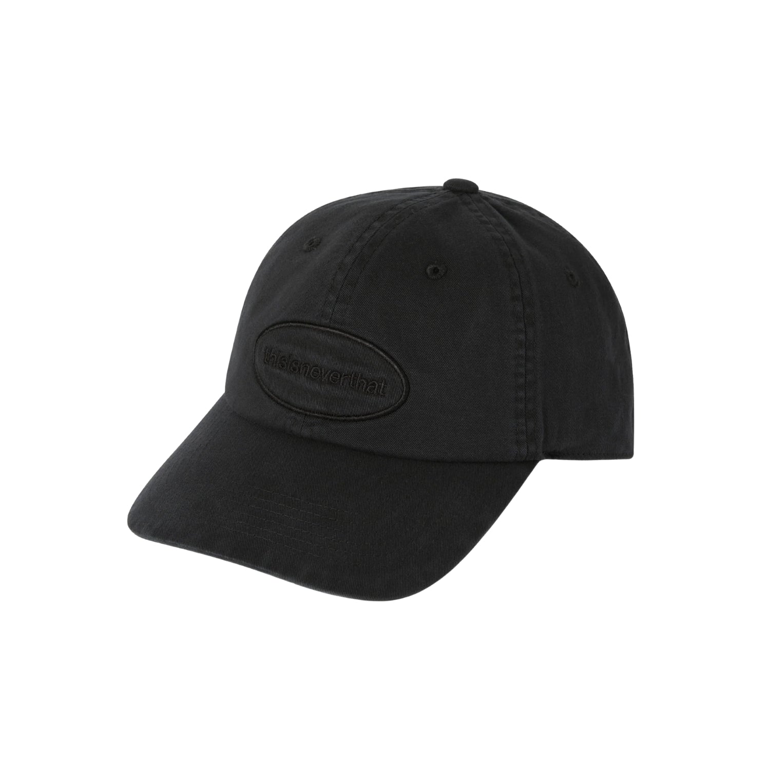 THISISNEVERTHAT OVERDYED E/T-LOGO CAP - BLACK