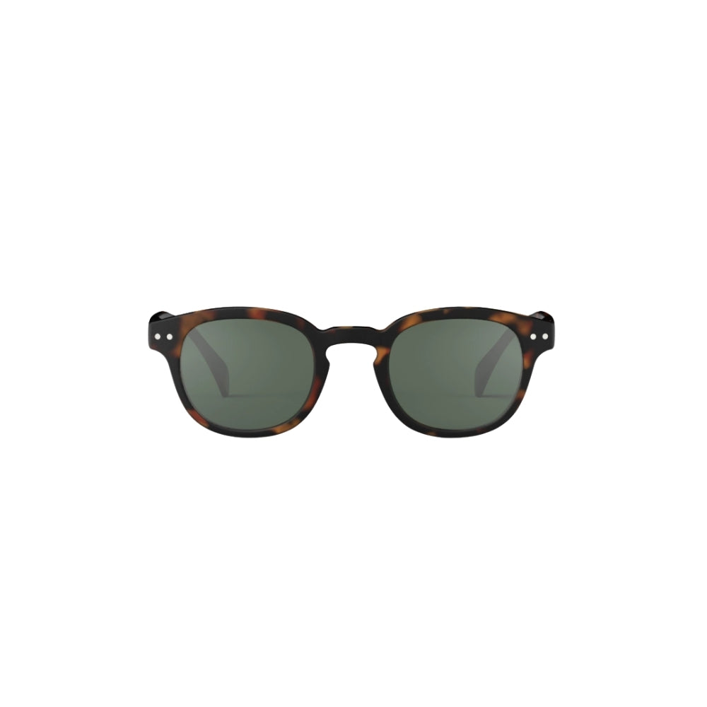 IZIPIZI SUN C TORTOISE GREEN LENSES - TORTOISE