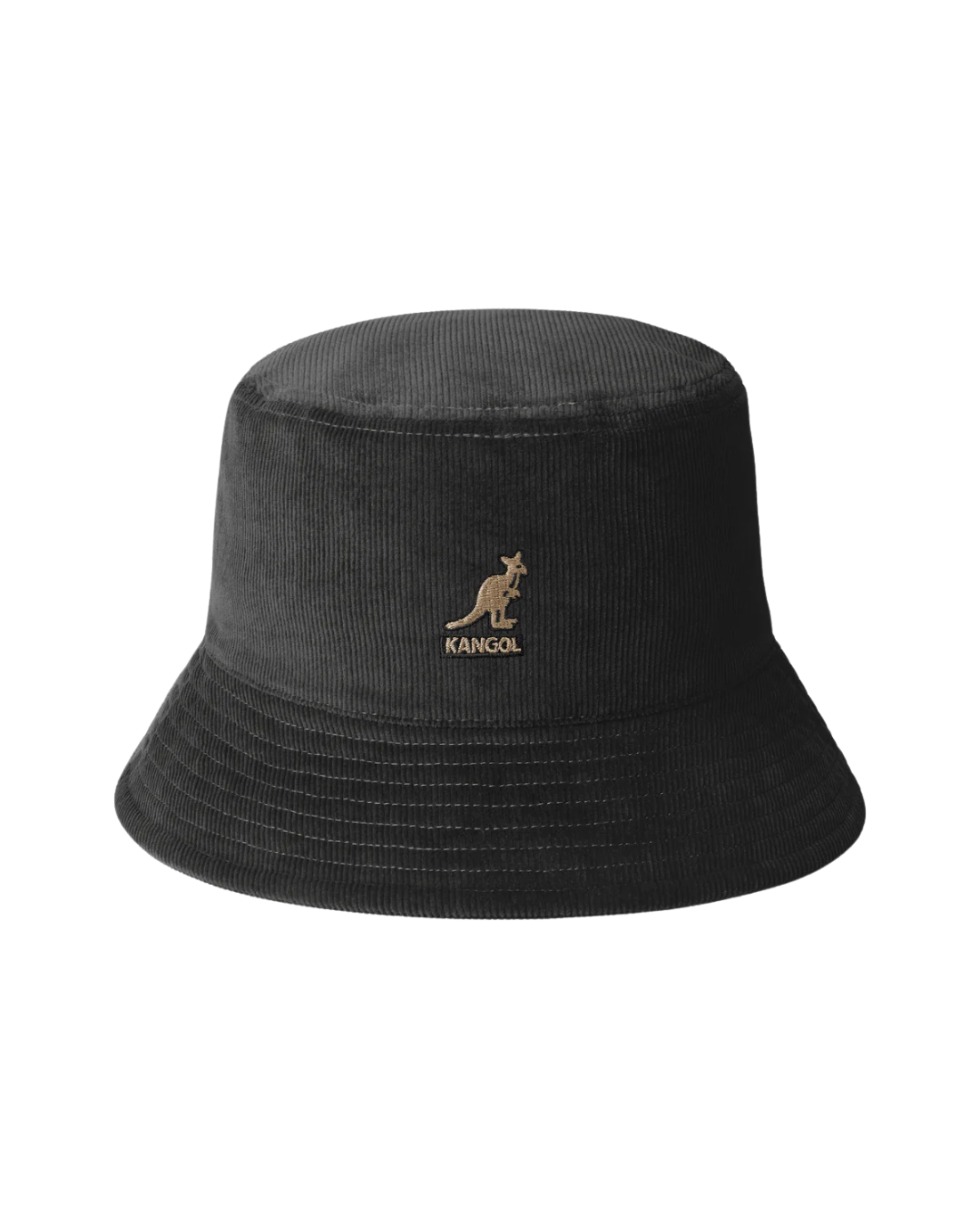KANGOL CORD BUCKET - BLACK