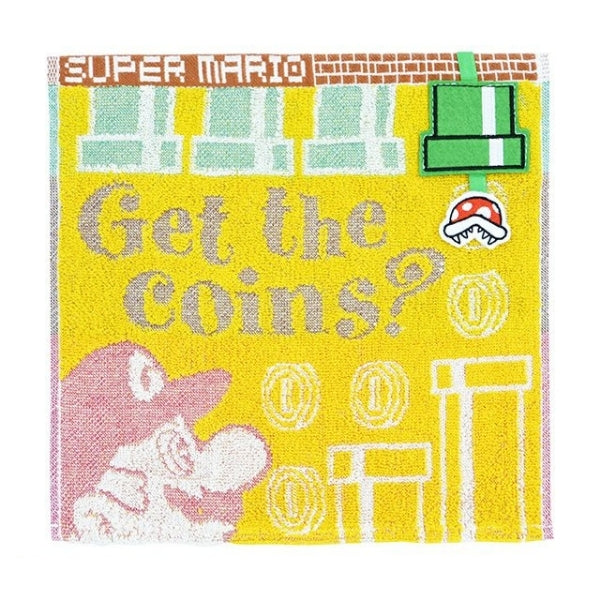 MARUSHIN SUN HEART SUPER MARIO PIPE TRAP MINI TOWEL - MULTICOLOR