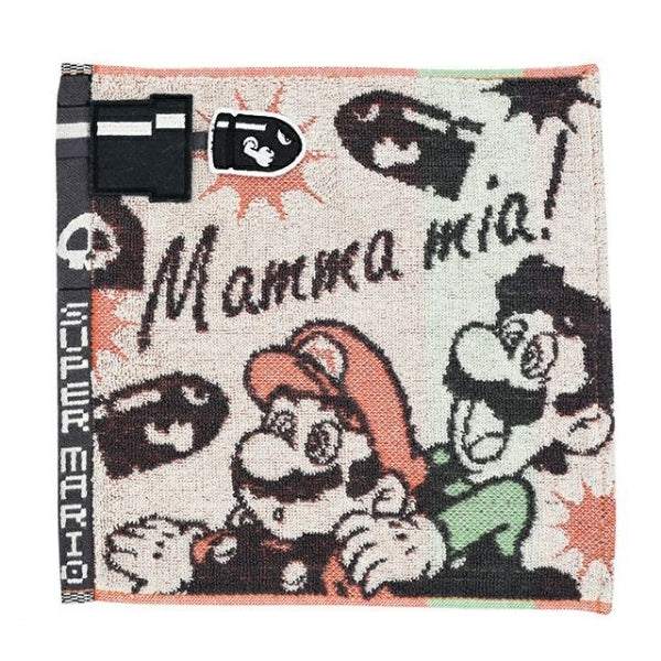 MARUSHIN SUN HEART SUPER MARIO KILLTER PANIC MINI TOWEL - MULTICOLOR