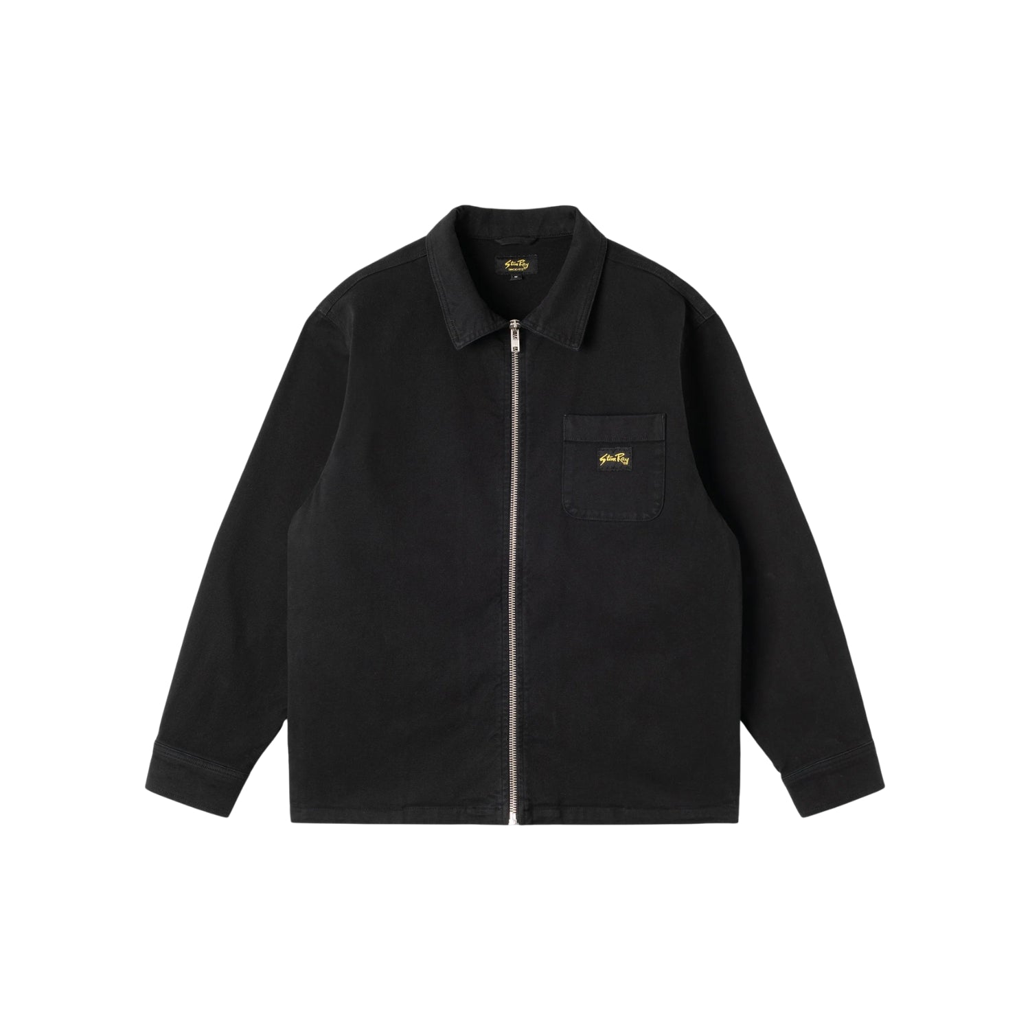 STAN RAY ZIP SHIRT - WASHED BLACK CANVAS