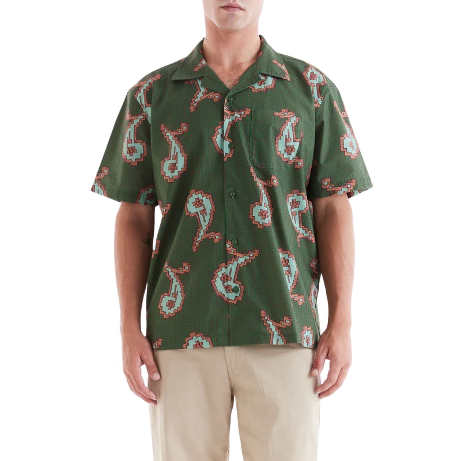 DEUS EX MACHINA 2-BIT SHIRT - GREEN