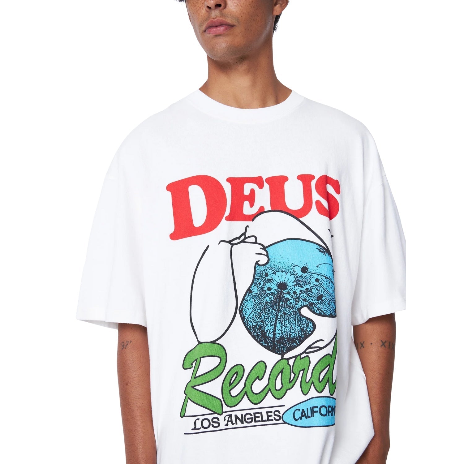 DEUS EX MACHINA INTUITION TEE - VINTAGE WHITE