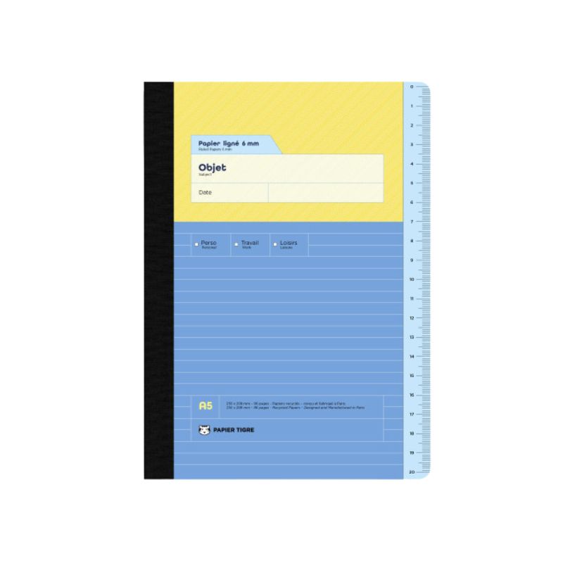PAPIER TIGRE NOTEBOOK A5 - ADMIN LINED