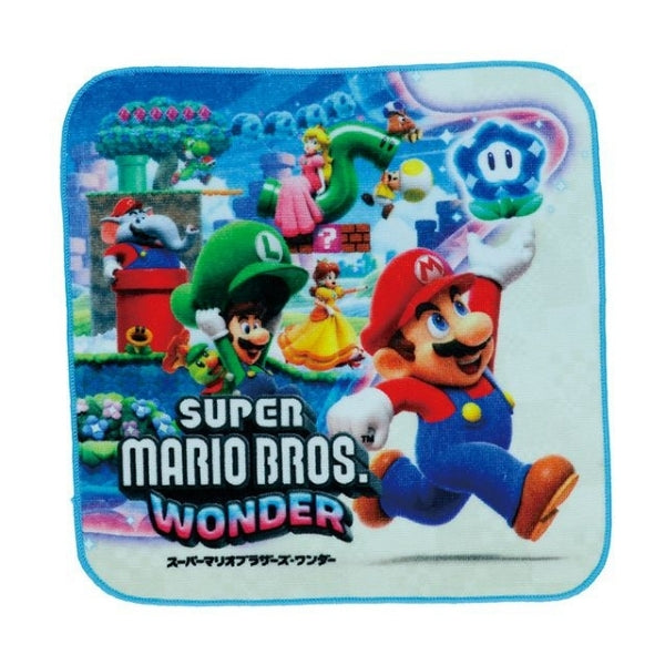 MARUSHIN SUN HEART SUPER MARIO WONDER VISUAL MINI TOWEL - MULTICOLOR