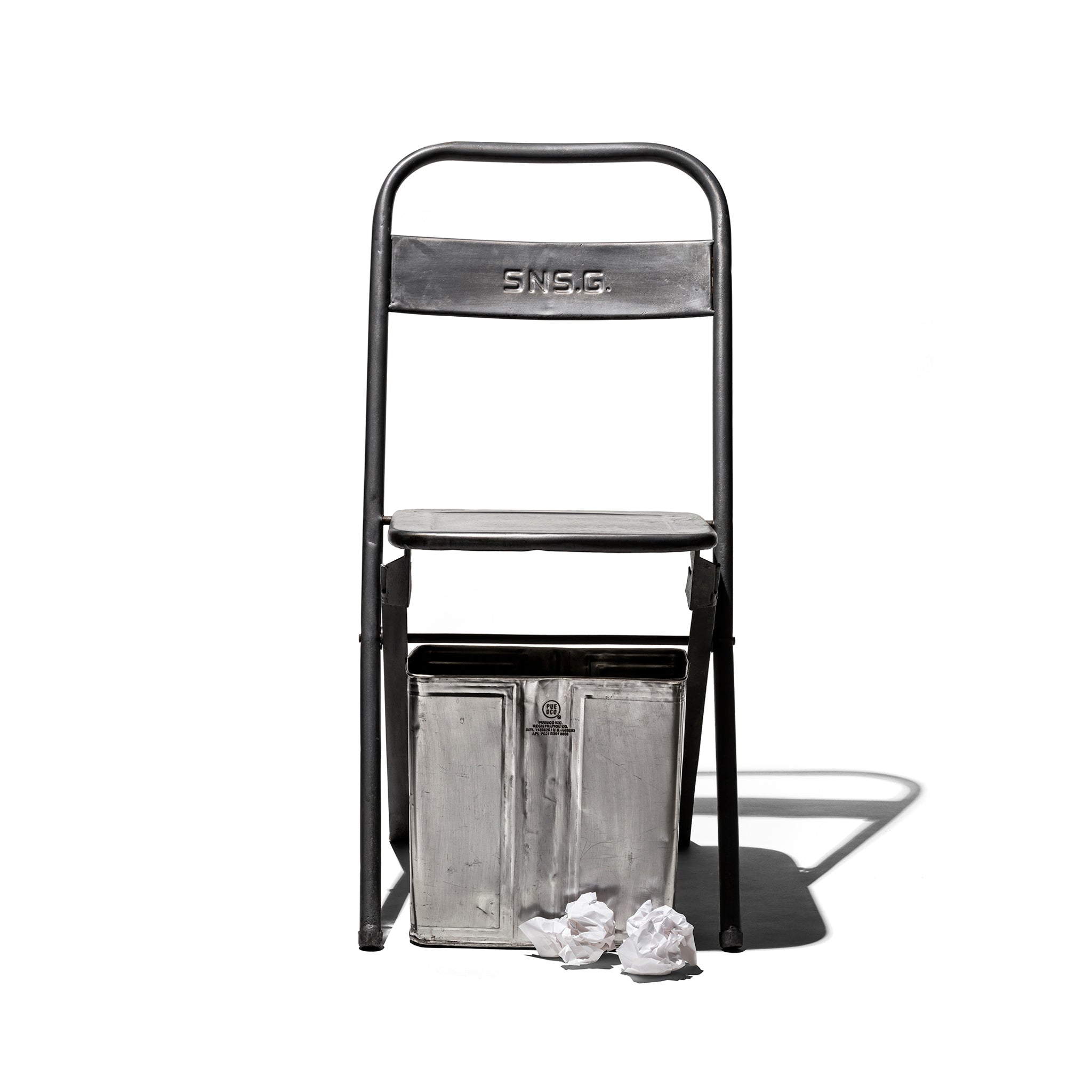 PUEBCO RECYCLE STEEL TRASH CAN / Rectangle