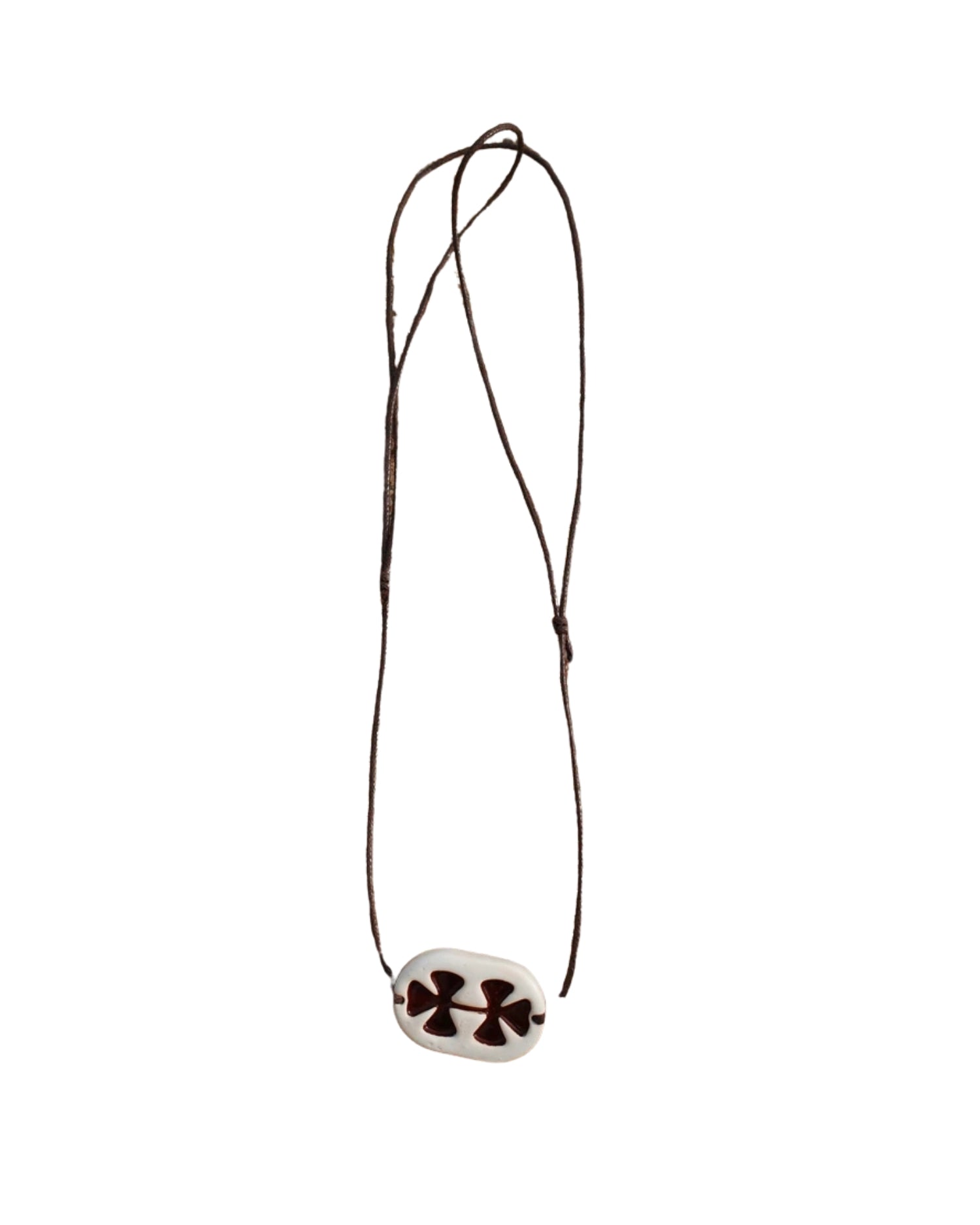 LOCAL MADE GOODS INFINITY CLOVER NECKLACE - IVORY