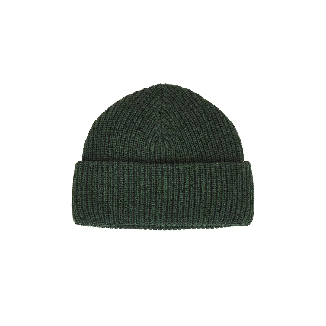 MUSEUM OF PEACE & QUIET SIGNATURE RIB KNIT BEANIE - FOREST