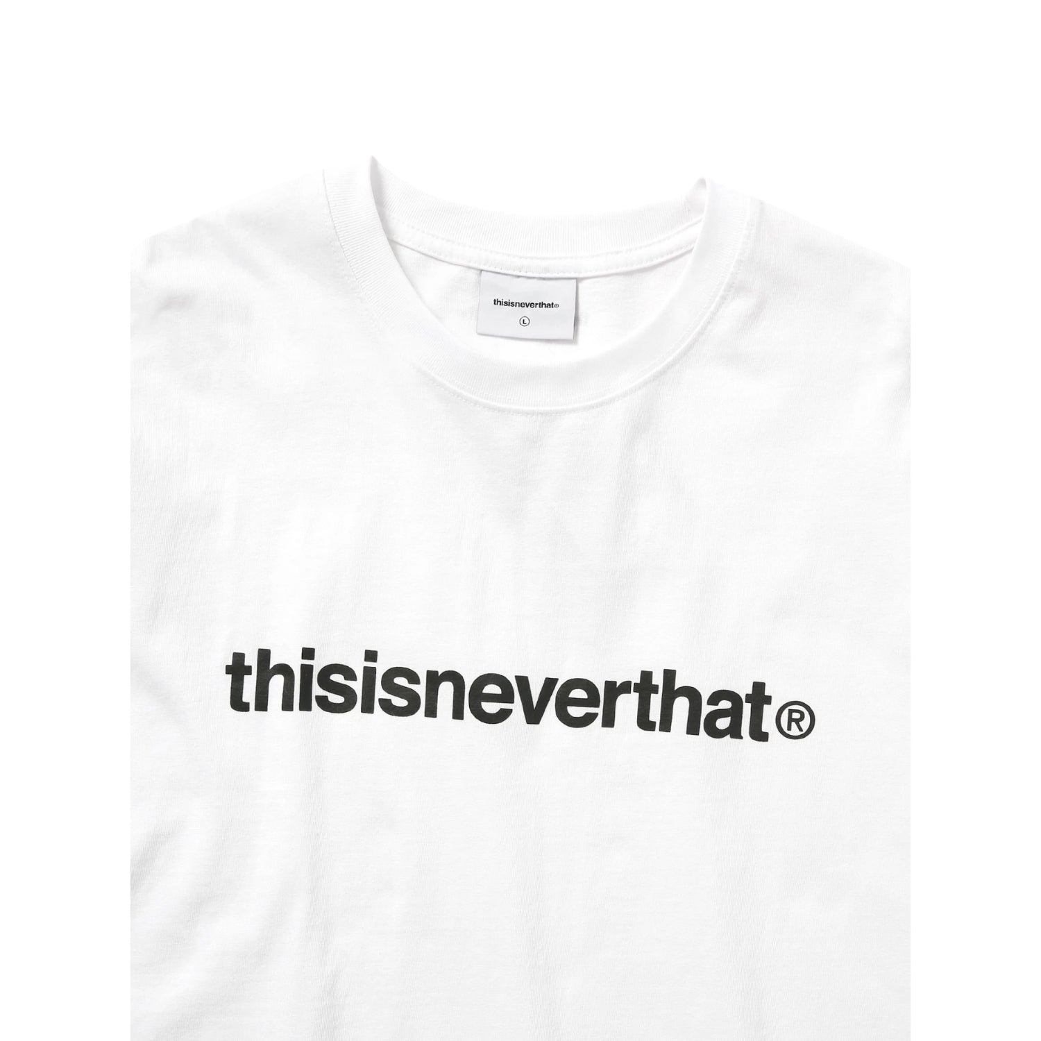 THISISNEVERTHAT T-LOGO TEE - WHITE