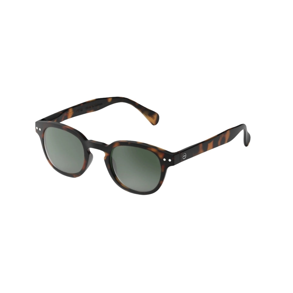 IZIPIZI SUN C TORTOISE GREEN LENSES - TORTOISE