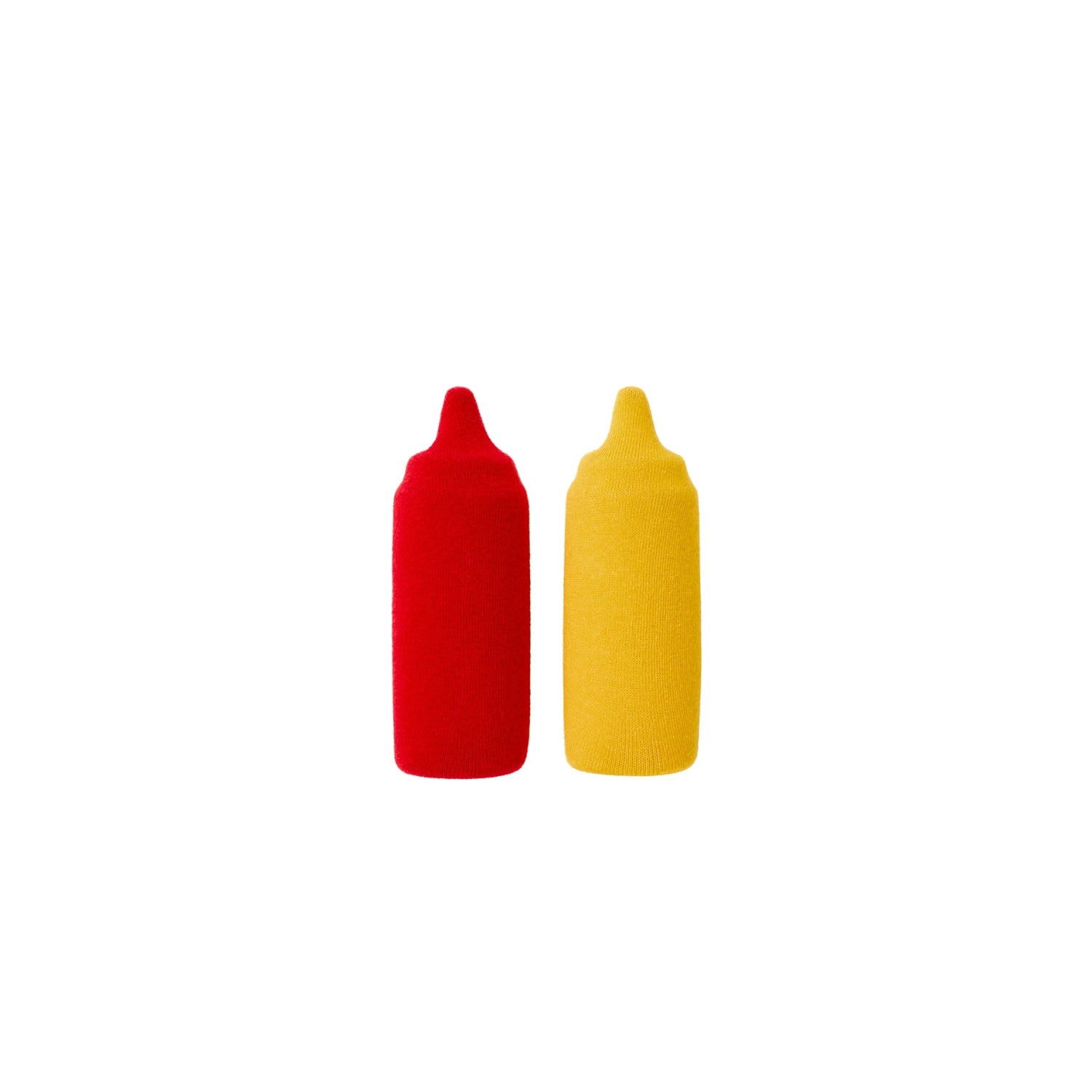 EAT MY SOCKS KETCHUP&MUSTARD 2 - RED/MUSTARD