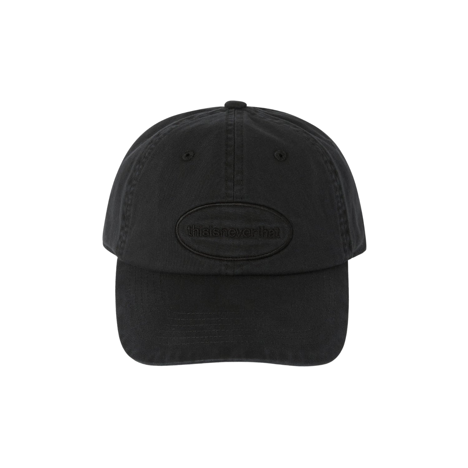THISISNEVERTHAT OVERDYED E/T-LOGO CAP - BLACK