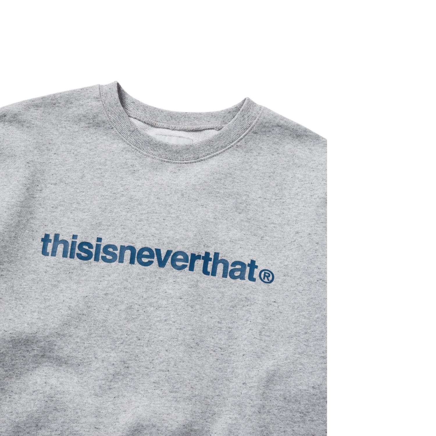 THISISNEVERTHAT T-LOGO LT CREWNECK - HEATHER GREY