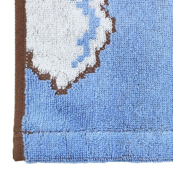 MARUSHIN SUN HEART SUPER MARIO CROSS FIELD LONG FACE TOWEL - MULTICOLOR