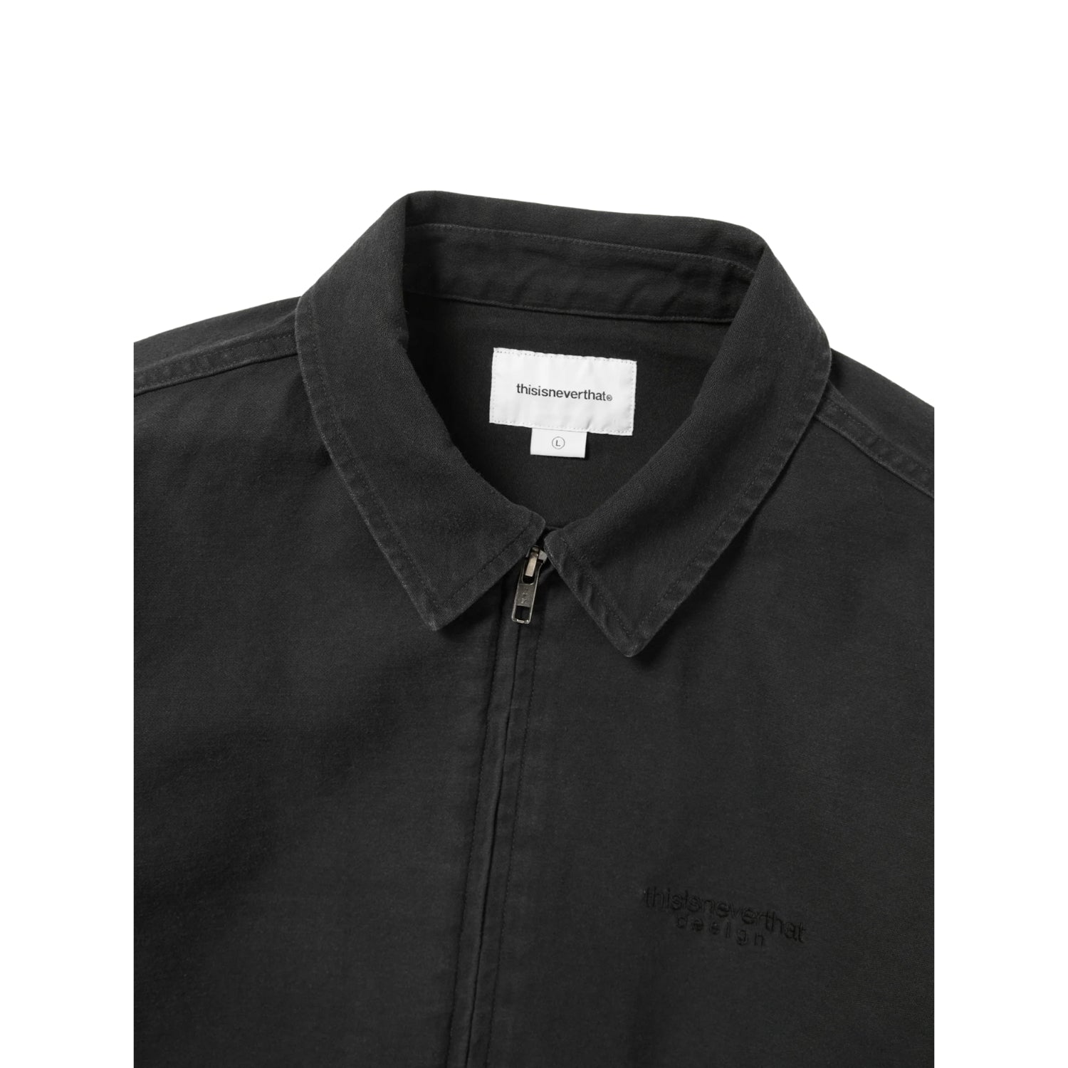 THISISNEVERTHAT WASHED WORK JACKET - BLACK