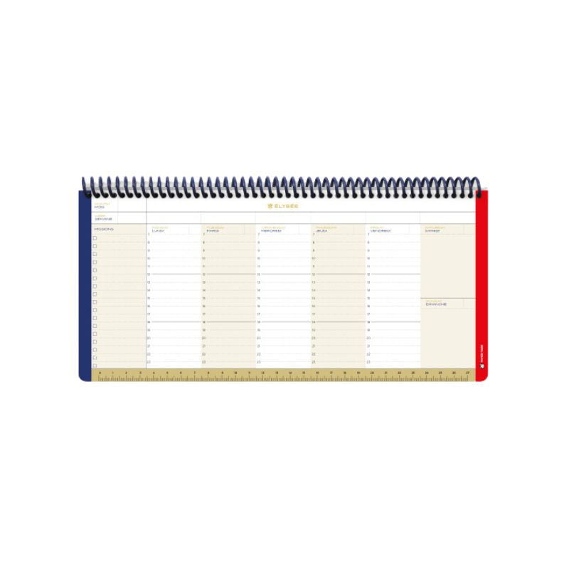 PAPIER TIGRE WEEKLY PLANNER - ELYSEE