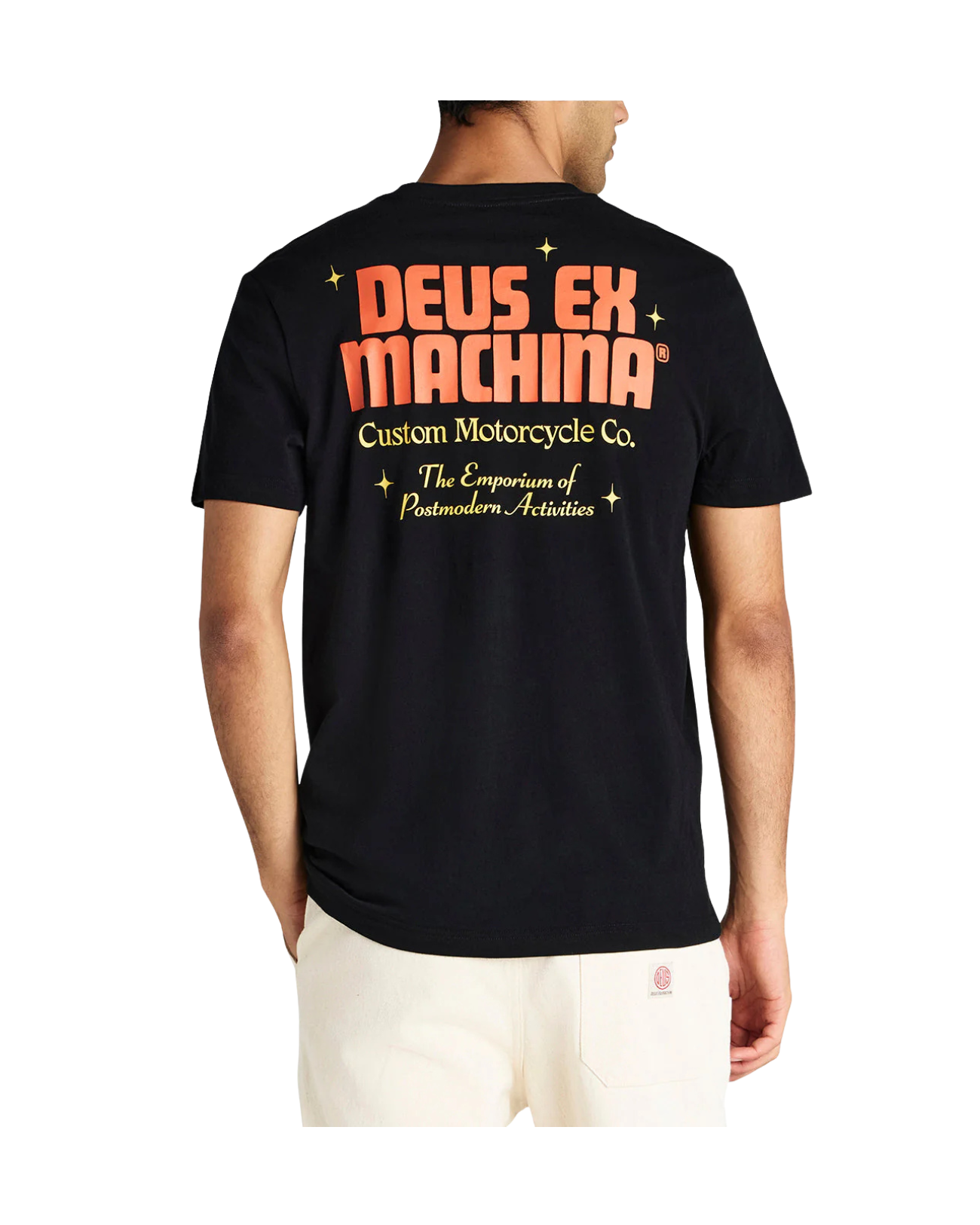 DEUS EX MACHINA DROP DOWN TEE - BLACK