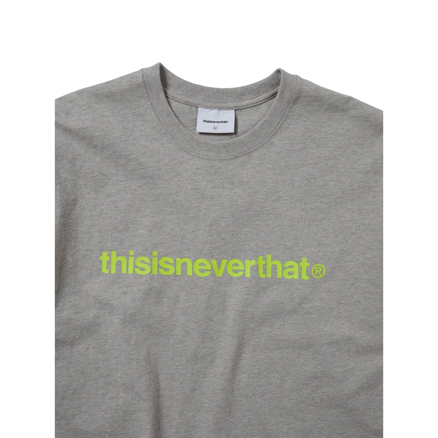 THISISNEVERTHAT T-LOGO TEE - HEATHER GREY
