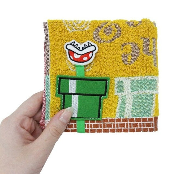 MARUSHIN SUN HEART SUPER MARIO PIPE TRAP MINI TOWEL - MULTICOLOR