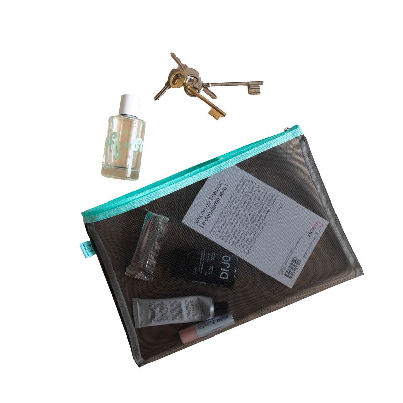 PAPIER TIGRE POCHETTE MESH L - NOIR