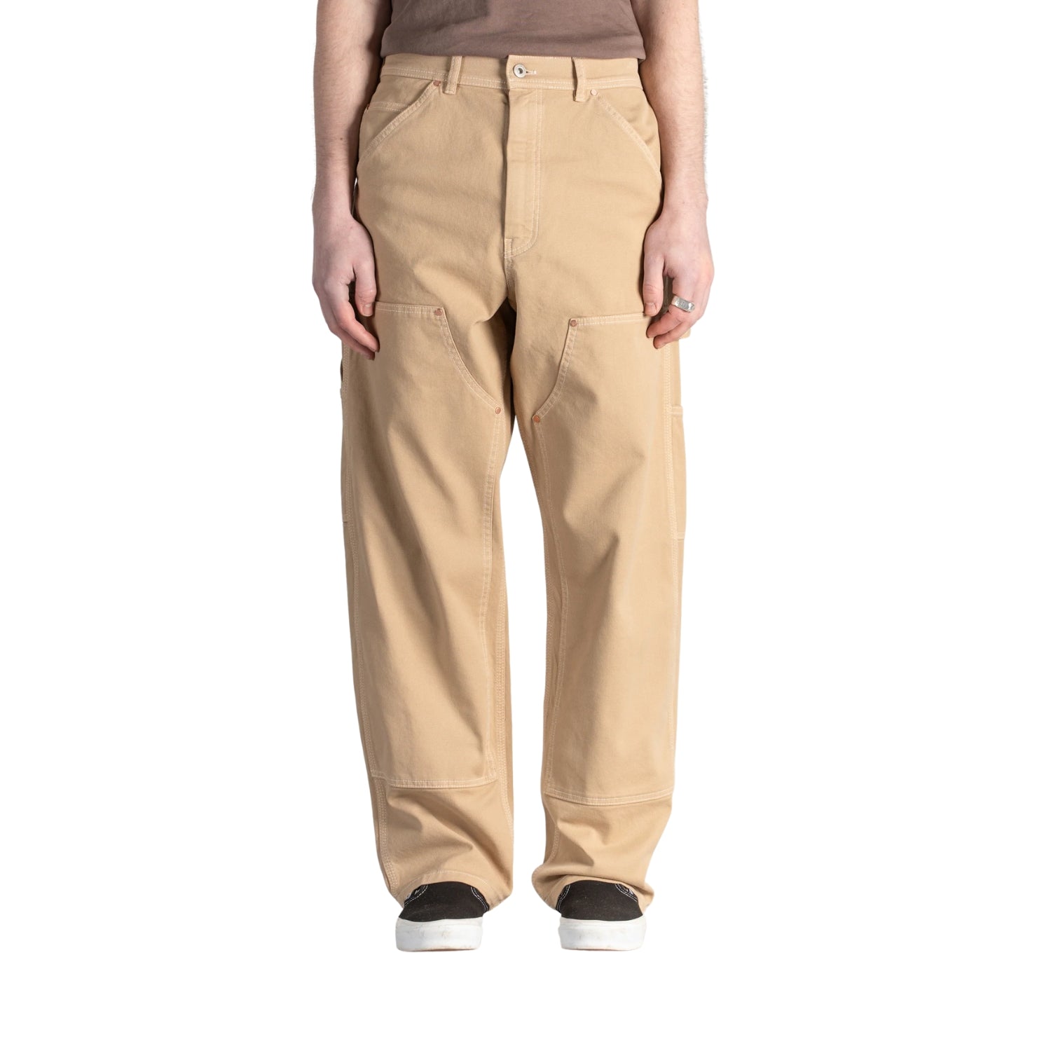 STAN RAY DOUBLE KNEE PANT - VINTAGE KHAKI DUCK