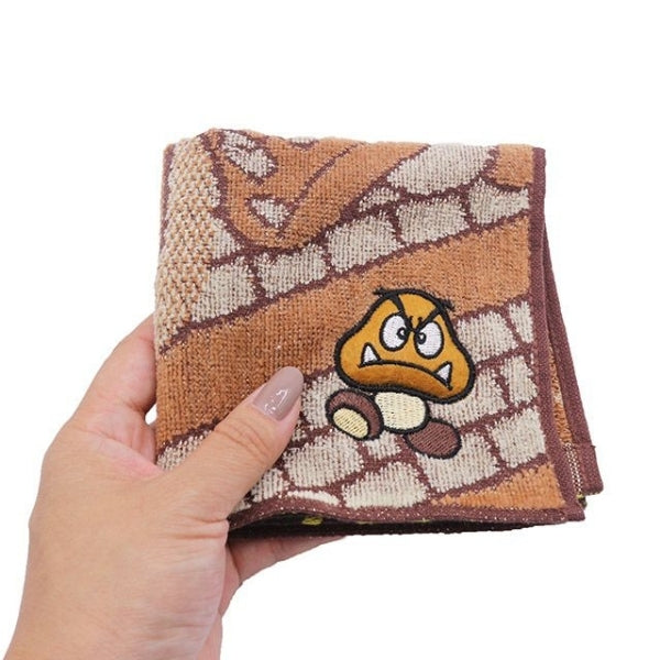 MARUSHIN SUN HEART SUPER MARIO GOOMBA MINI TOWEL - MULTICOLOR