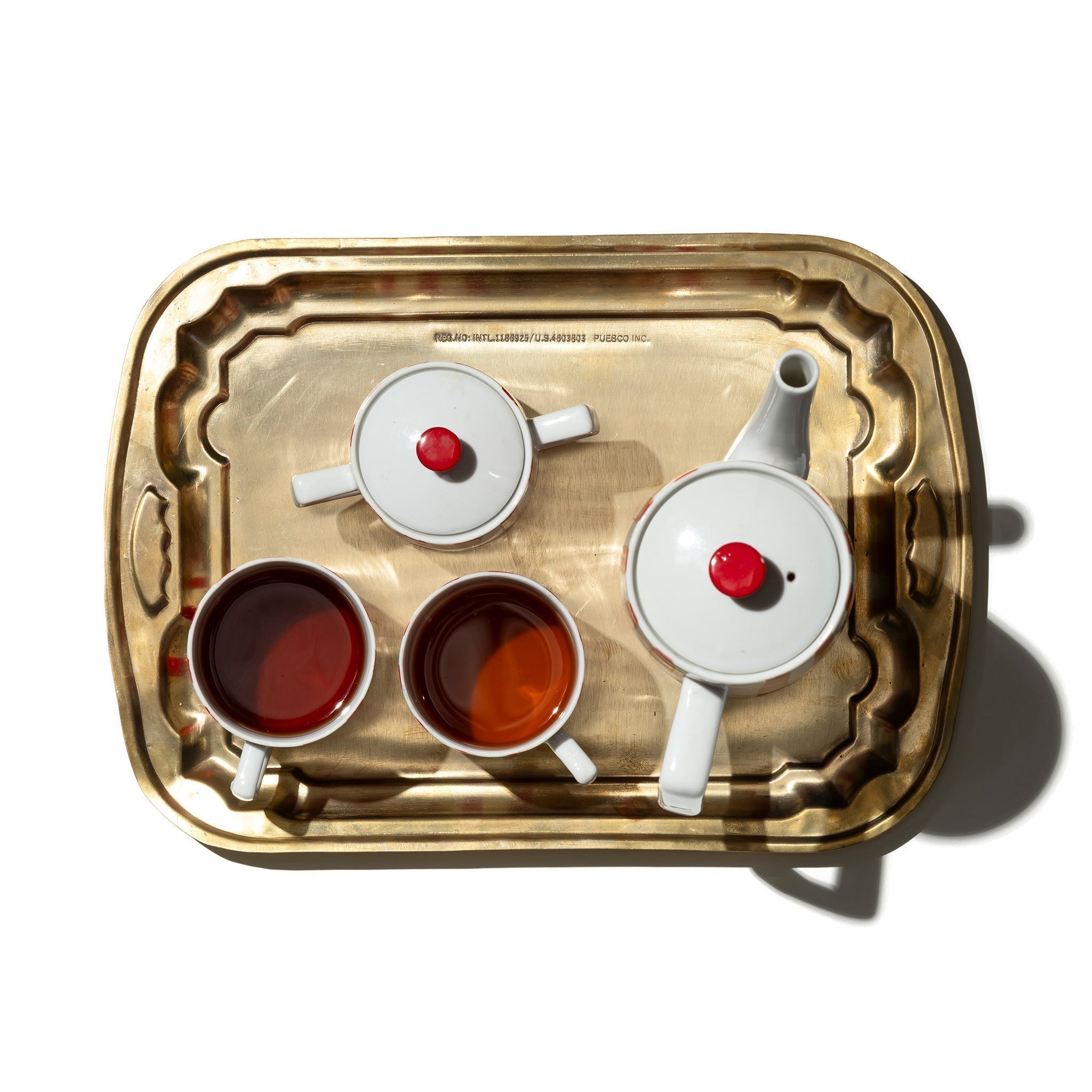 PUEBCO BRASS SERVING TRAY