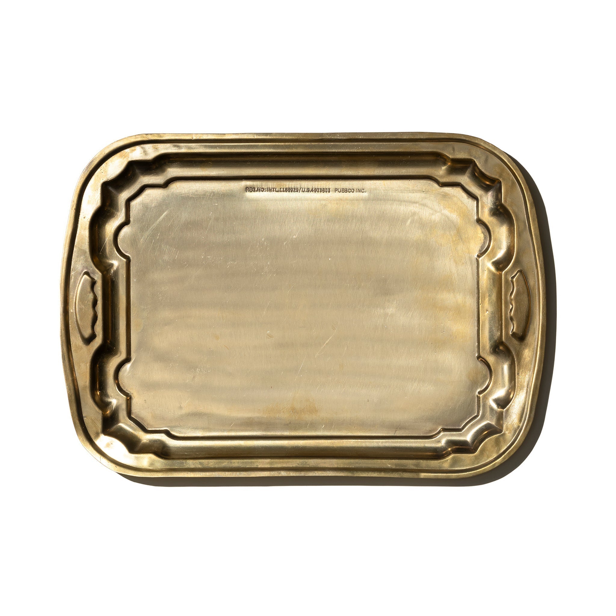 PUEBCO BRASS SERVING TRAY