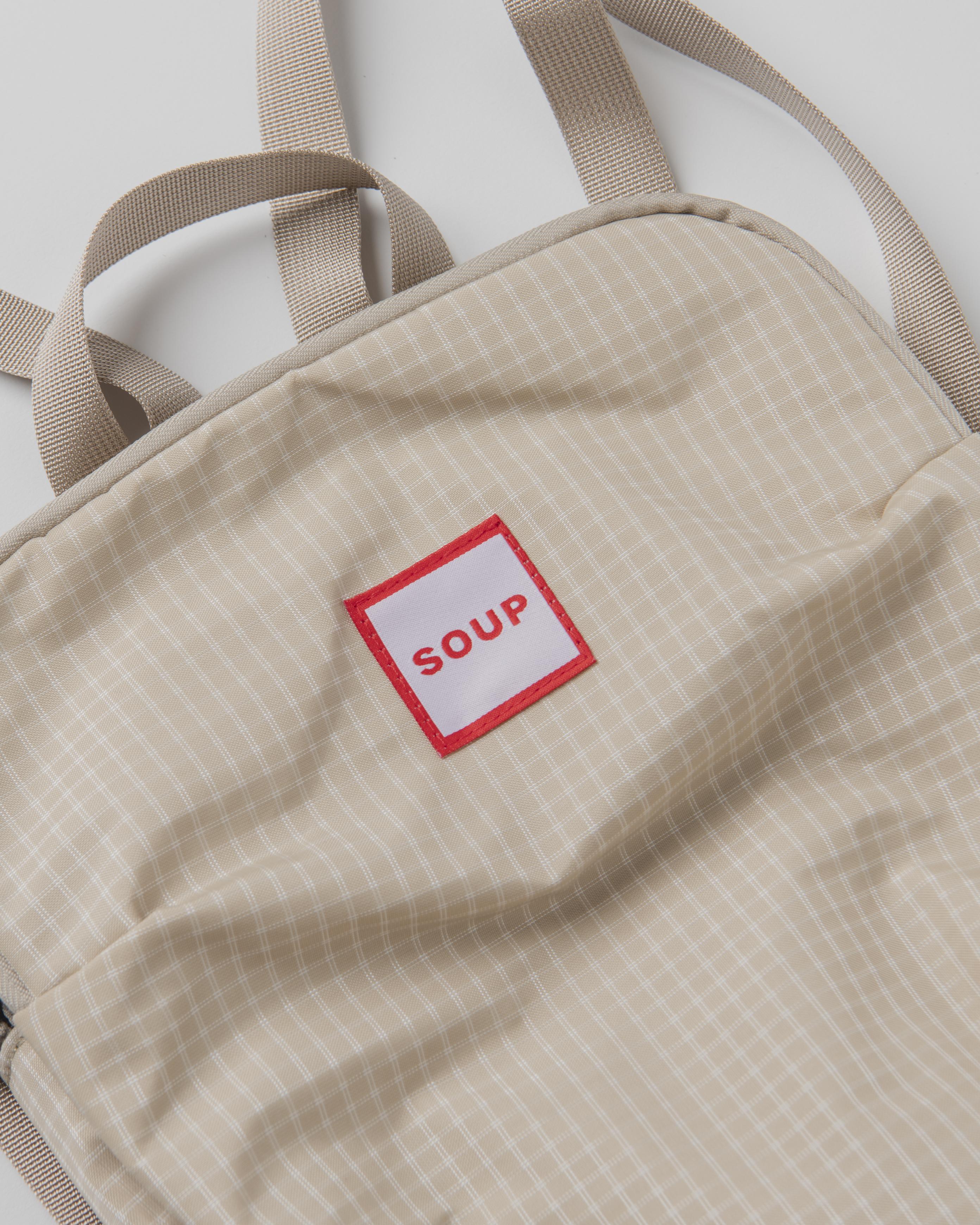 SOUP TABLET CARRY TOTE - BEIGE