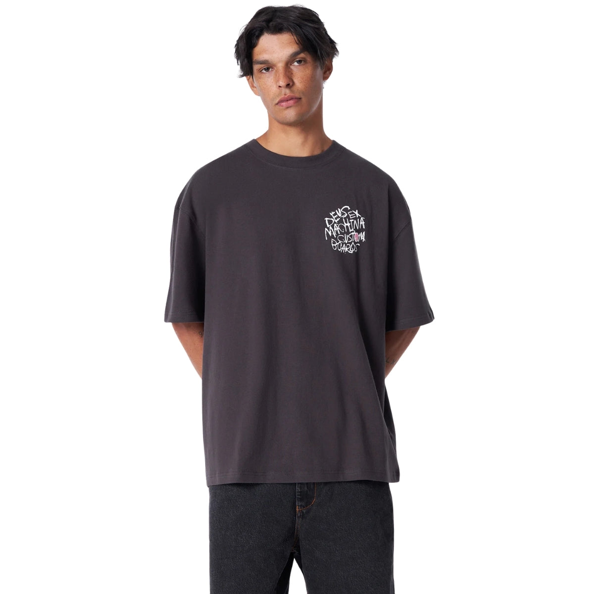 DEUS EX MACHINA WUNDERKIND TEE - ANTHRACITE