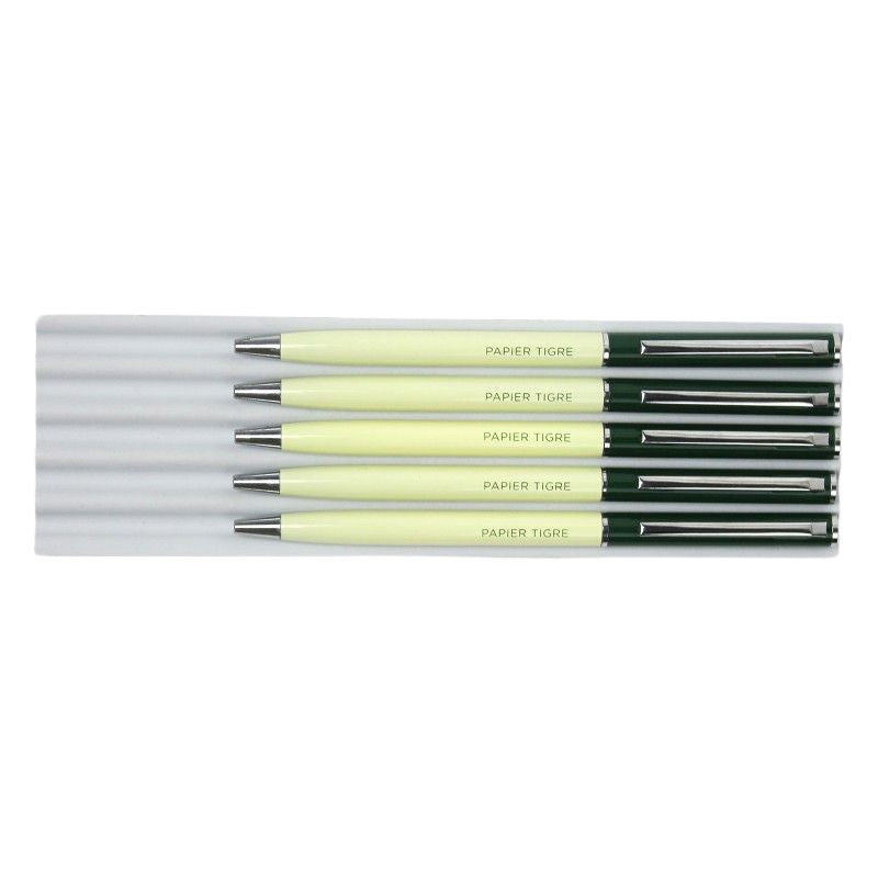 PAPIER TIGRE BALLPOINT PEN - PINE TREE/LIGHT GREEN