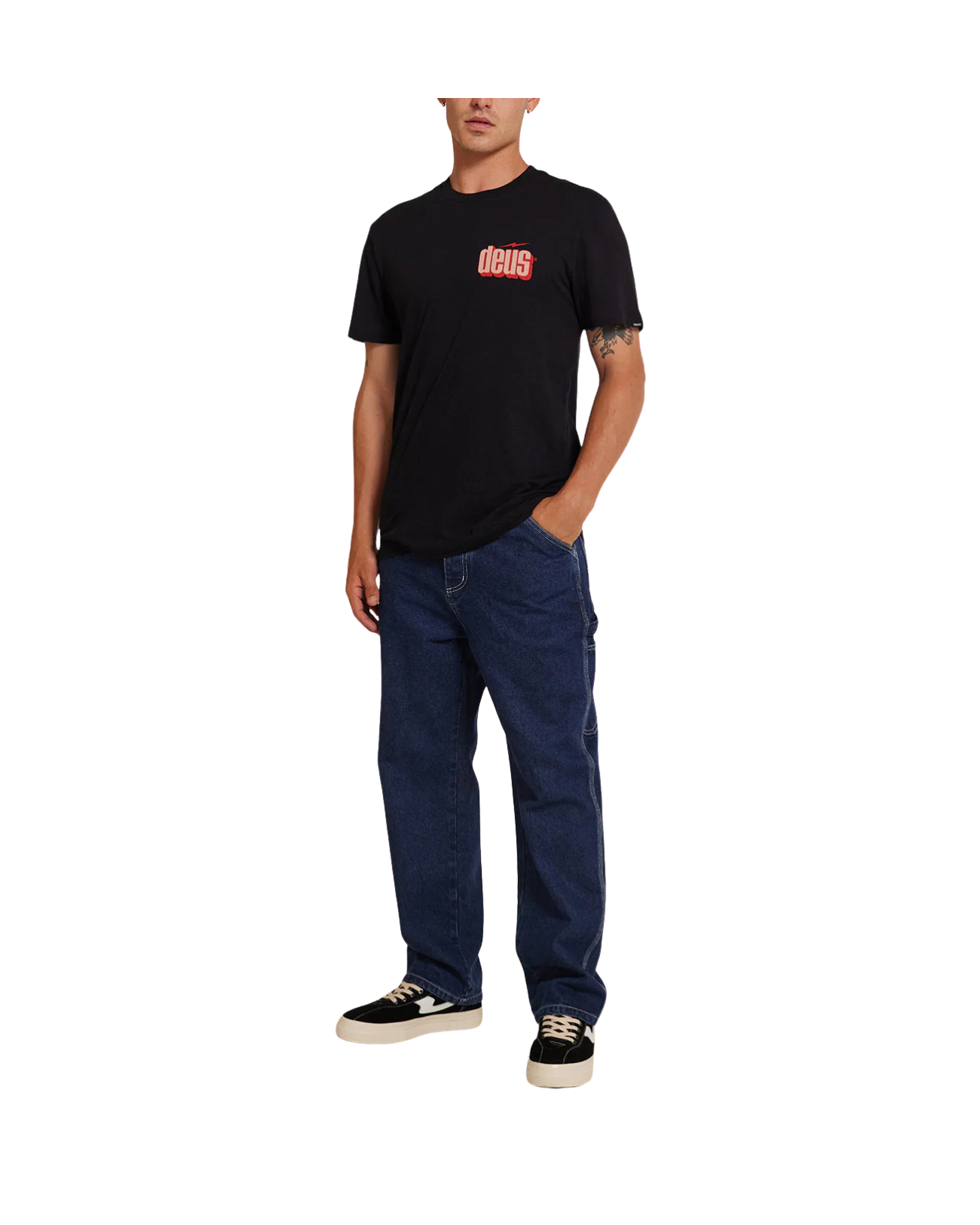 Deus Ex Machina Big Fella Denim Pant - Dry Indigo