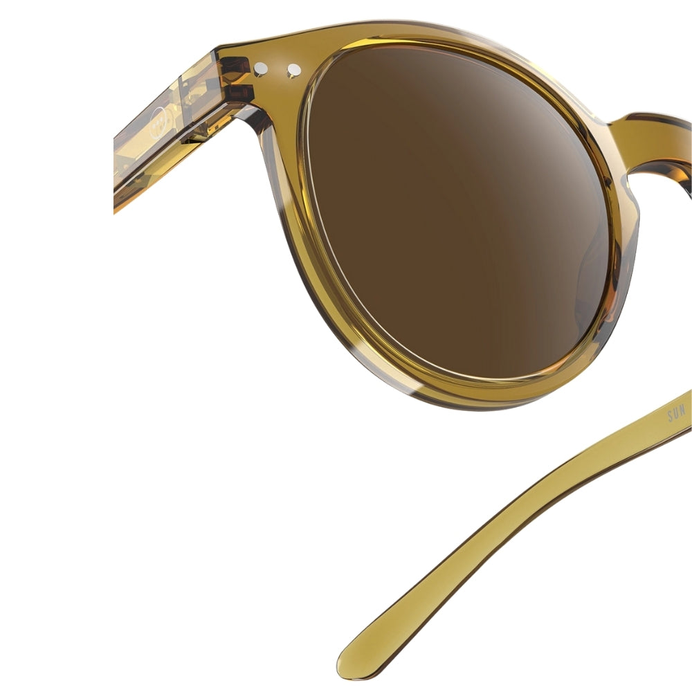 IZIPIZI SUN M GOLDEN GREEN BROWN LENSES - GOLDEN GREEN